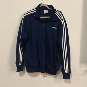 Adidas navy track jacket